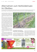 Alternativen zum Herbizideinsatz im Obstbau