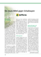 Ein neues Mittel gegen Schadraupen Affirm