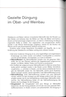 Gezielte Düngung im Obst- und Weinbau