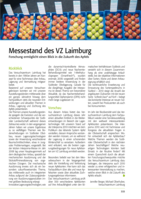 Messestand des VZ Laimburg: Forschung ermöglicht einen Blick in die Zukunft des Apfels