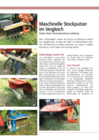 Maschinelle Stockputzer im Vergleich