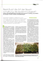 Beeinflusst die Art der Bewirtschaftung die Bodenmüdigkeit