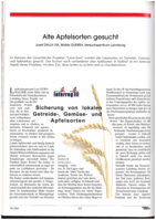 Alte Apfelsorten gesucht