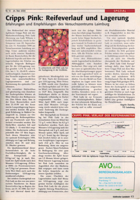 Cripps Pink: Reifeverlauf und Lagerung