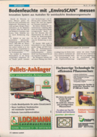 Bodenfeuchte mit 'EnviroSCAN' messen