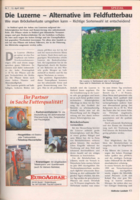 Die Luzerne - Alternative im Feldfutterbau