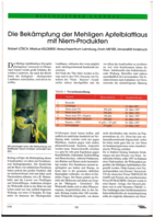 Die Bekämpfung der Mehligen Apfelblattlaus mit Niem-Produkten