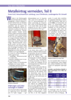 Metalleintrag vermeiden, Teil II