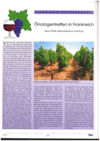 Aus dem Weinkeller - Önologentreffen in Frankreich