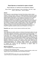 Ryania speciosa: an insecticide for organic orchards