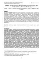 DOMINO – Synthesis of Soil Management Strategies Integrating Plant  and Waste Based Alternative Fertilizers