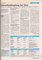 Mais: Unkrautbekämpfung bei Mais