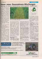 Heuer neue Dauerwiesen-Mischungen
