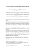 E-connections of abstract description systems