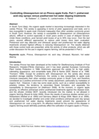 Controlling Gloeosporium rot on Pinova apple fruits. Part 1: preharvest acid clay sprays versus postharvest hot water dipping treatments
