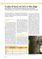 Il colpo di fuoco nel 2012 in Alto Adige