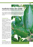 Paraffinöle fördern den Junifall