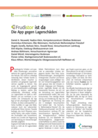Frudistor ist da. Die App gegen Lagerschäden
