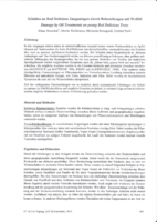 Schäden an Red Delicious Junganlagen durch Behandlungen mit Weißöl / Damgage by Oil Treatments on young Red Delicious Trees