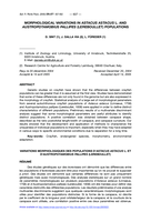 Morphological variations in Astacus astacus L. and Austropotamobius pallipes (Lereboullet) populations