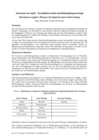 Alternaria am Apfel - Krankheitsverlauf und Bekämpfungsstrategie / Alternaria on apples: Diseases development and control strategyPflanzenschutz