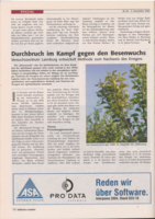 Durchbruch im Kampf gegen den Besenwuchs