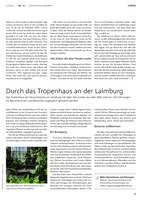 Durch das Tropenhaus an der Laimburg