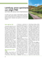 Laimburg: prove sperimentali con vitigni PIWI