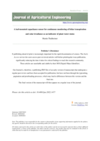 A leaf_mounted capacitance sensor for continuous monitoring of foliar transpiration and solar irradiance as an indicator of plant water status