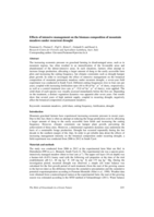 Effects of intensive management on the biomass composition of mountain meadows under recurrent drought