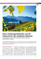 Neue Züchtungsmethoden und ihr Potential für den Südtiroler Weinbau