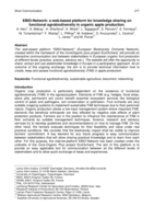 EBIO-Network: a web-based platform for knowledge sharing on functional agrobiodiversity in organic apple production