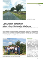 Der Apfel in Tschechien Anbau in Krise, Züchtung im Aufschwung