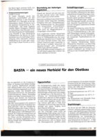 Basta - ein neues Herbizid für den Obstbau