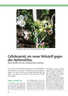 Cyflufenamid, ein neuer Wirkstoff gegen den Apfelmehltau