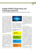 Projekt EUFRUIT bringt Praxis und Forschung zusammen