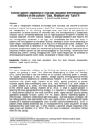 Cultivar-specific adaptation of crop load regulation with transpiration inhibitors on the cultivars ‘Gala’, ‘Braeburn’ and ‘Kanzi’®