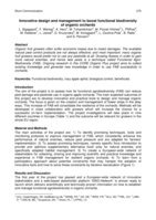 Innovative design and management to boost functional biodiversity of organic orchards