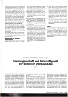 Bodeneigenschaften und Nährstoffgehalt der Südtiroler Obstbauböden - Teil II