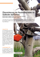 Überwinterung der Raubmilbenarten im Südtiroler Apfelanbau