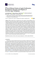 A Novel Effector Protein of Apple Proliferation Phytoplasma Disrupts Cell Integrity of Nicotiana spp. Protoplasts