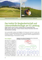 Das Institut für Berglandwirtschaft und Lebensmitteltechnologie am VZ Laimburg