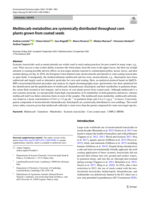 Methiocarb metabolites are systemically distributed throughout corn plants grown from coated seeds