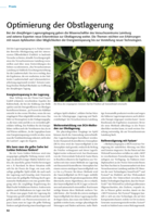 Optimierung der Obstlagerung