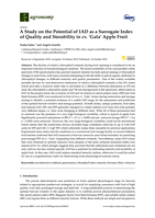 A Study on the Potential of IAD as a Surrogate Index of Quality and Storability in cv. ‘Gala’ Apple Fruit