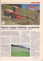 Wiesen prägen Südtirols Landschaft