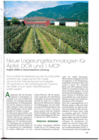 Neue Lagerungstechnologien für Äpfel: DCA und 1-MCP