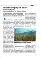 Stickstoffdüngung: im Herbst oder Frühjahr?