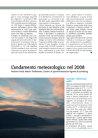 L’andamento meteorologico nel 2008