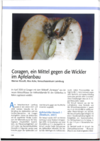 Coragen, ein Mittel gegen die Wickler im Apfelanbau